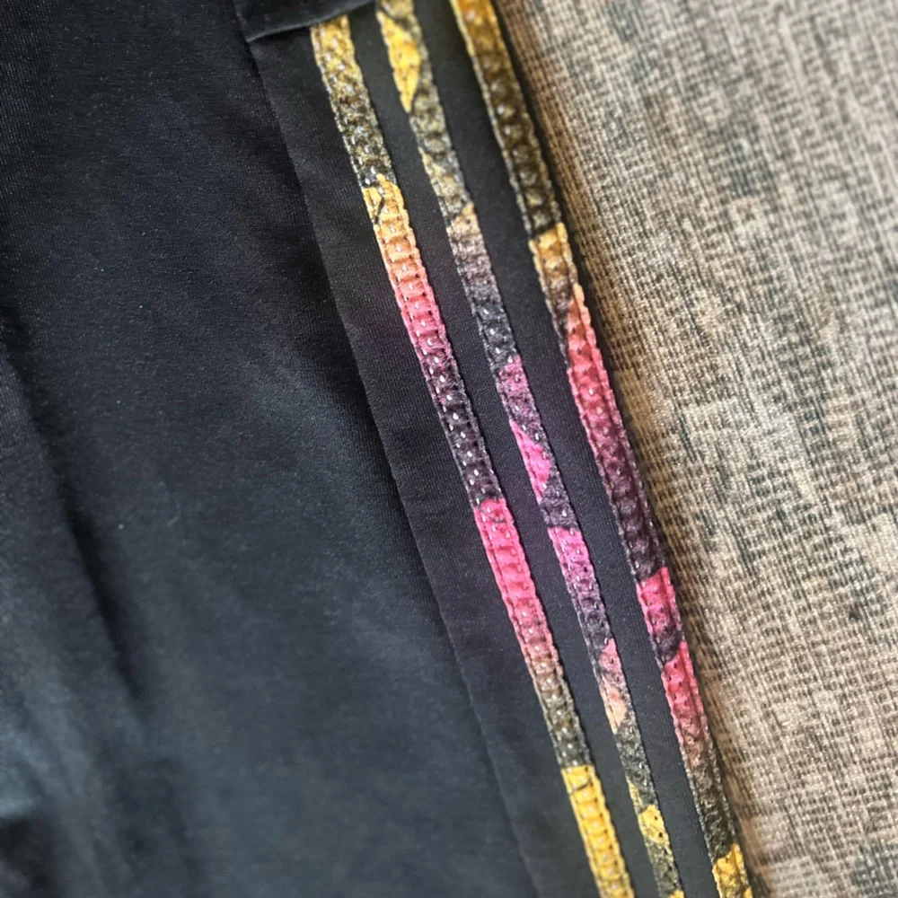 adidas TIRO PANTS Joggers with Pink and Yellow Accents 13/14Y
